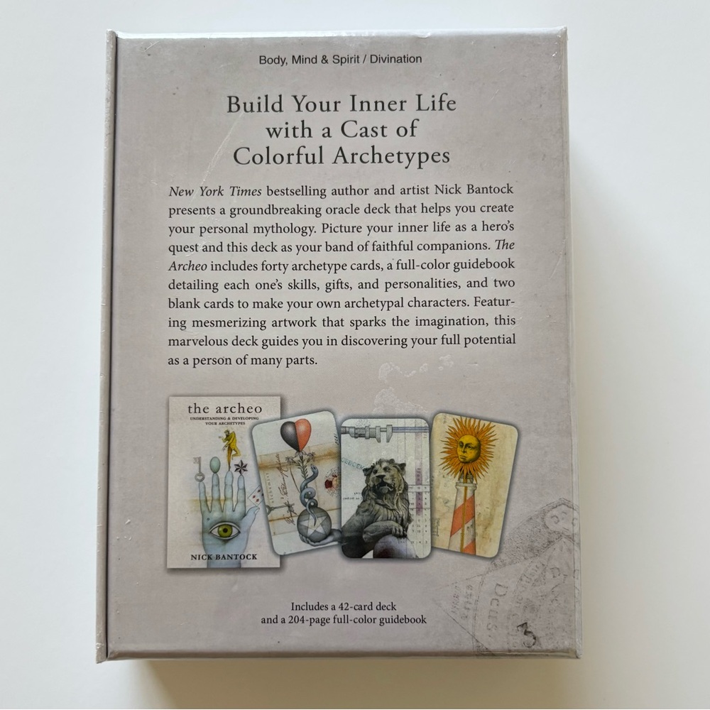 The Archeo Personal Archetype Oracle Cards with guidebook by Nick Bantock New - Picture 5 of 9